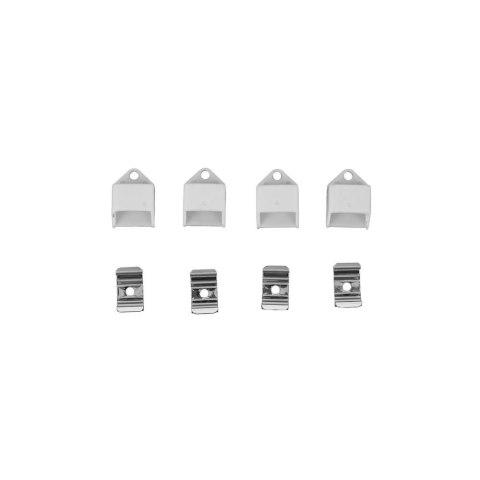 Profil do LED zestaw, ALU anodowany V-TAC 2mb klosz mleczny 13,2x7mm VT-81133