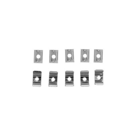 Profil do LED zestaw, ALU anodowany V-TAC 2mb klosz mleczny 15x10mm VT-81129