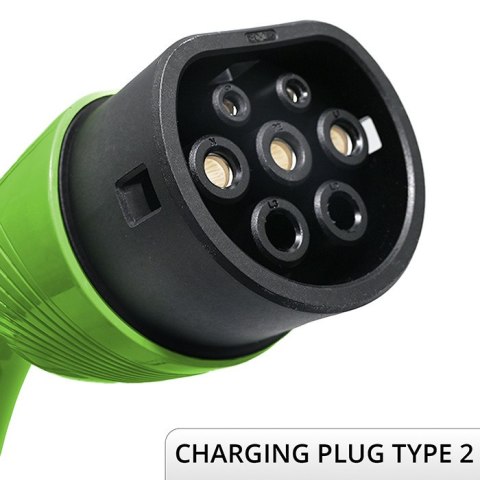 Qoltec Mobilna ładowarka do samochodu elektrycznego EV z regulacją 2w1 Typ2 | 11kW | 400V | CEE 16A | Wi-fi | TUYA | SMART LIFE 