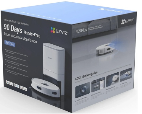 Robot sprzątający + zmywak, RE5 Plus EZVIZ