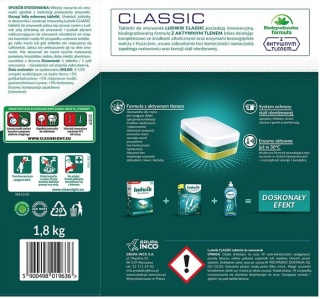 Tabletki do zmywarki zmywarek Classic 100 szt. Ludwik