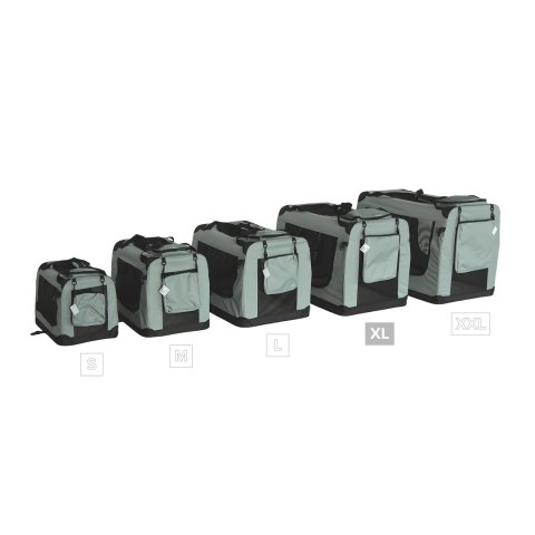Transporter, składana torba transportowa, rozmiar XL 82x58x58 cm , szara, REBEL ANIMALS