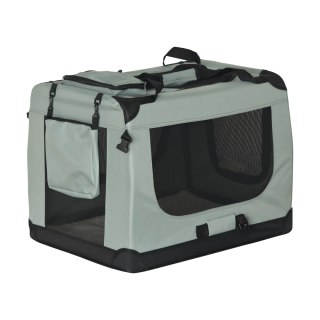 Transporter, składana torba transportowa, rozmiar M 60x42x42 cm , szara, REBEL ANIMALS