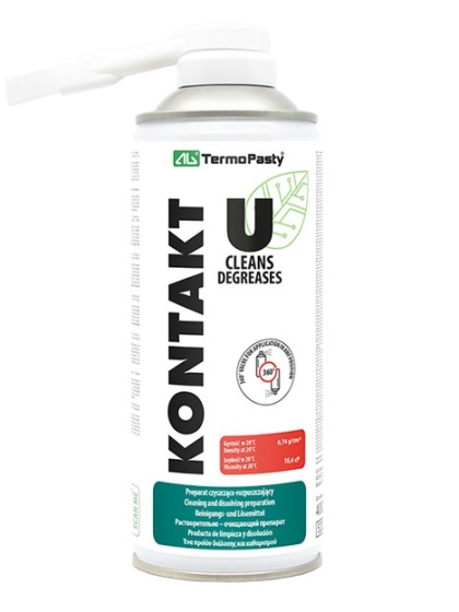 AG TermoPasty Kontakt U preparat czyszcząco-rozpuszczający, spray ze szczoteczką 400ml