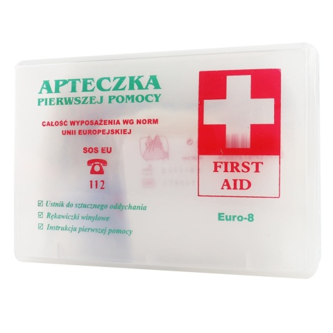 Apteczka przezroczysta/ First aid kit B-Euro 8