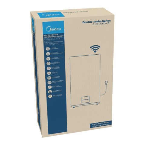 Elektryczny podgrzewacz wody akumulacyjny, 100 l, D100-20ED6, Midea