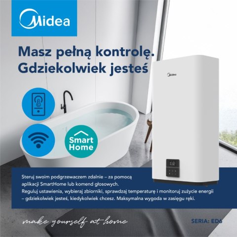 Elektryczny podgrzewacz wody akumulacyjny, 30 l, D30-20ED6, Midea