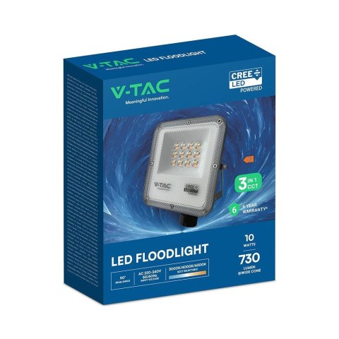 Naświetlacz LED V-TAC CREE CHIP 10W LED 3w1 CCT VT-44014CCT 730lm
