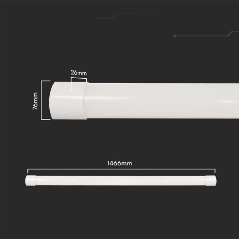 Oprawa V-TAC 50W LED belka liniowa natynkowa 150cm 120Lm/W CCT zmiana barwy VT-8350CCT 6000lm