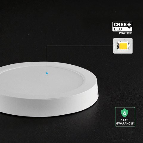 Panel natynkowy downlight V-TAC 24W LED CREE CHIP okrągły VT-6000 2640lm
