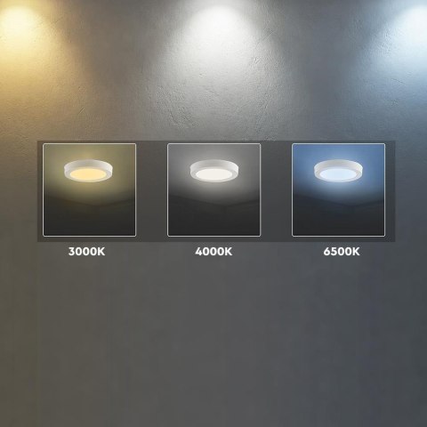 Panel natynkowy downlight V-TAC 24W LED CREE CHIP okrągły VT-6000 2640lm