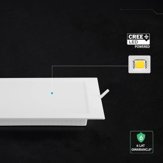 Panel wpuszczany downlight V-TAC 18W LED CREE CHIP VT-61018CCT 1980lm