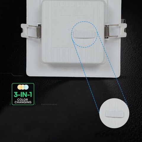 Panel wpuszczany downlight V-TAC 18W LED CREE CHIP VT-61018CCT 1980lm