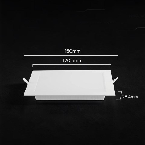 Panel wpuszczany downlight V-TAC 6W LED CREE CHIP kwadrat 120x120mm VT-61006CCT 3000K-4000K-6500K 630lm