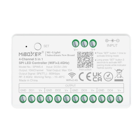 Sterownik kontroler do Taśm LED cyfrowych SPIW5-4 MiBoxer