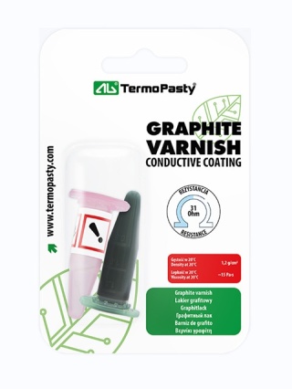 AG TermoPasty lakier grafitowy fiolka do naprawy płytek drukowanych