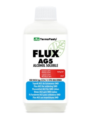 AG TermoPasty topnik AG-5 w płynie do lutowania SMD 100ml