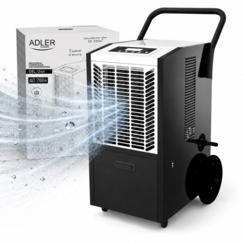 Adler Osuszacz powietrza budowlany - przemysłowy - sprężarkowy 50L/24h