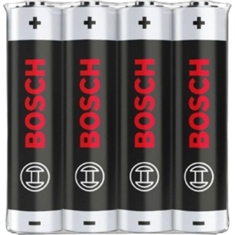 Baterie AAA 1.5V Super Heavy Duty 4 szt folia Bosch R03