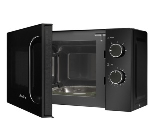 Kuchenka mikrofalowa czarna Amica AMMF20M2B