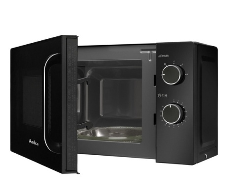Kuchenka mikrofalowa czarna Amica AMMF20M2B