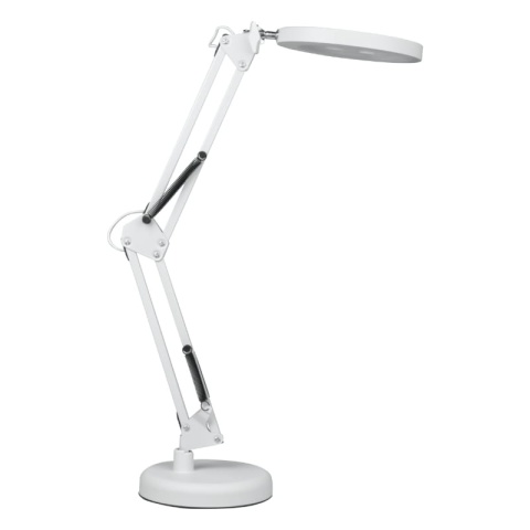 Lampka biurkowa LED z lupą USB, 8 W, 450 lm, 3000-6000 K, biała DPM