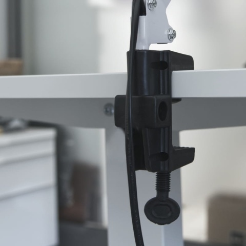 Lampka biurkowa LED z lupą USB, 8 W, 450 lm, 3000-6000 K, biała DPM