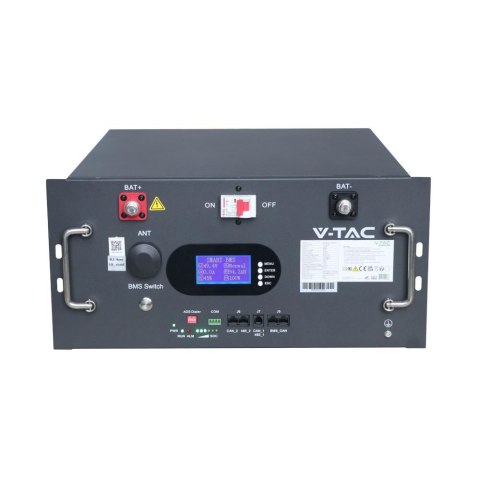 Magazyn bank energii V-TAC 9.6kWh 48V 200Ah LiFePO4 rack BMS VT-91600