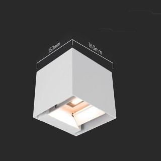 Oprawa ścienna solarna V-TAC 9W LED COB IP65 czujnik ruchu VT-409CCT 800lm