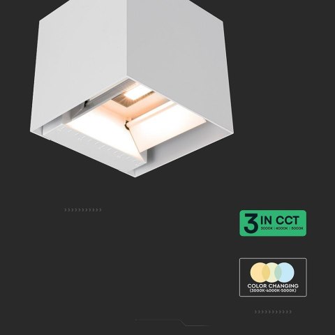 Oprawa ścienna solarna V-TAC 9W LED COB IP65 czujnik ruchu VT-409CCT 800lm