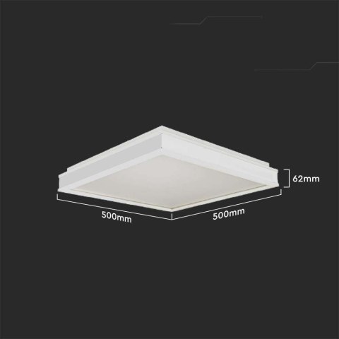Oprawa sufitowa plafoniera V-TAC 48W LED triac biały 50x50cm VT-7758 4000K 4480lm