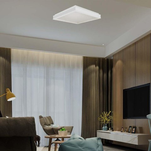 Oprawa sufitowa plafoniera V-TAC 48W LED triac biały 50x50cm VT-7758 4000K 4480lm