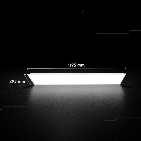 Panel LED V-TAC 40W 120x30 LED CREE CHIP zasilacz STARSENSE backlight 33mm 120Lm/W VT-61045 6500K 4800lm