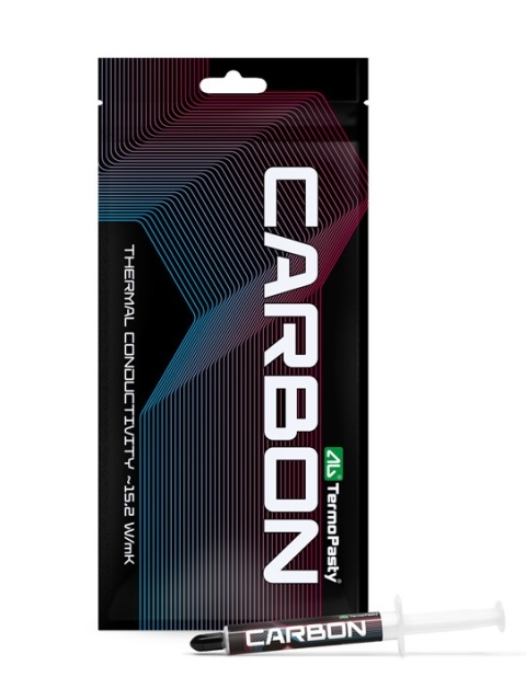 Pasta termoprzewodząca Carbon bardzo wydajna 15,2W/mK 3g AG Termopasty