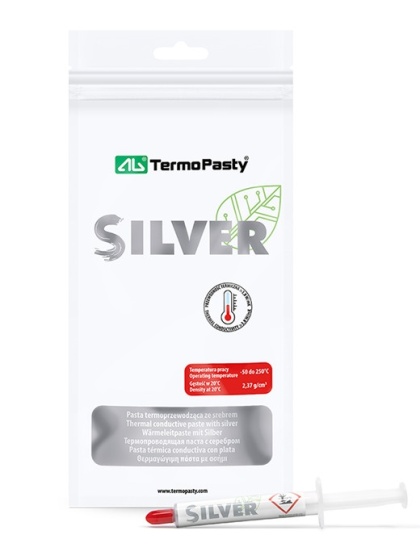 Pasta termoprzewodząca na bazie srebra Silver 3g AG TermoPasty