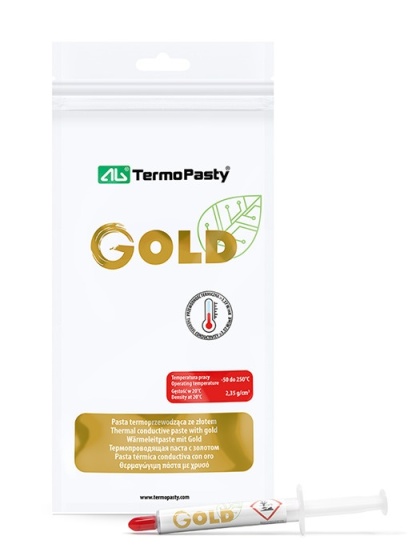 Pasta termoprzewodząca na bazie złota Gold 3g AG TermoPasty