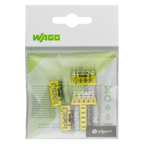 Szybkozłączka instalacyjna drut 5 x 0,5-2,5 mm2, 5 szt., WAGO