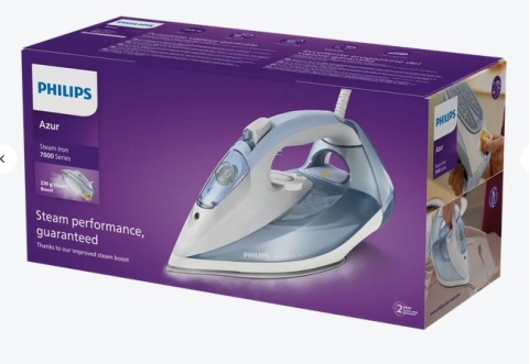 Żelazko parowe jasnoniebieskie- szare Philips DST 7011/20