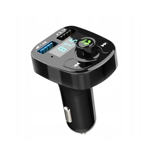 Denmen transmiter FM 2x USB 3.1A czarny DZ18