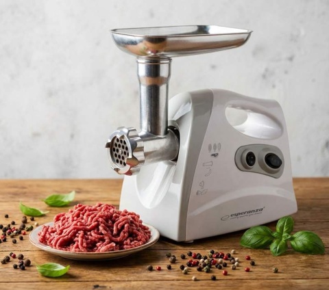 Maszynka do mielenia mięsa 600W rewers 3 sitka 2 dysze Esperanza MEATBALL