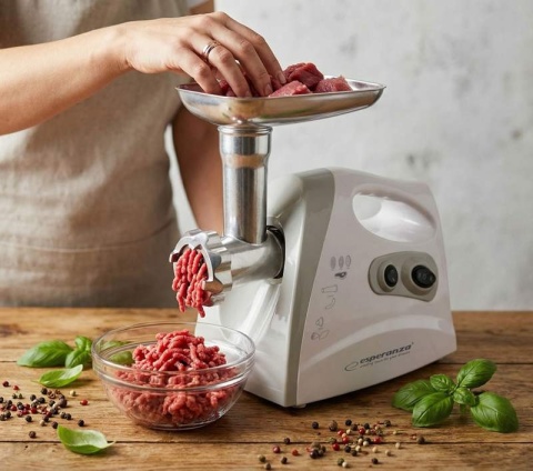 Maszynka do mielenia mięsa 600W rewers 3 sitka 2 dysze Esperanza MEATBALL