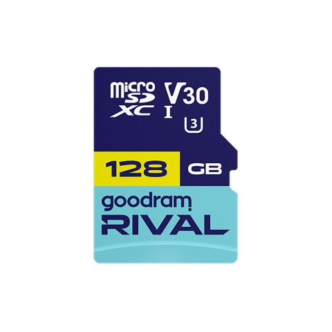 Karta pamięci microSD 128 GB V30 UHS-III Goodram Rival z adapterem