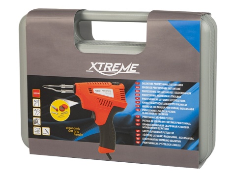 Lutownica transformatorowa 200W XTREME zestaw