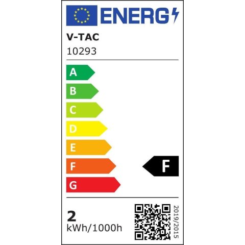 Oprawa LED V-TAC 2W Kinkiet Hotel Łóżko Biały VT-412 4000K 150lm