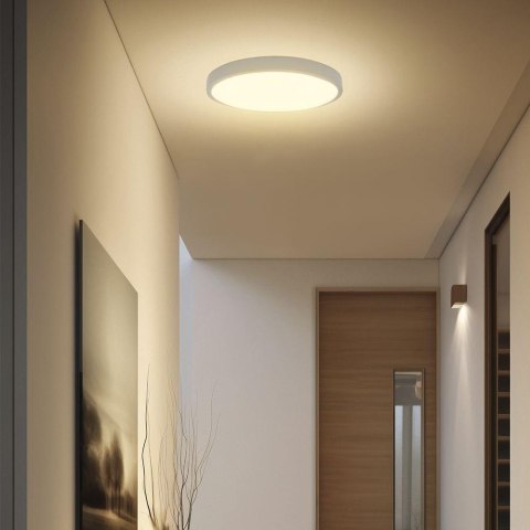 Oprawa sufitowa plafoniera V-TAC 24W LED SAMSUNG CHIP okrągły 29cm natynkowy IP44 biały VT-8624 3000K 2500lm 5 lat gwarancji