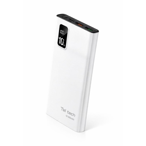 Power bank 5A 22.5W biały 10000 mAh Teltech