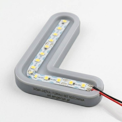 Taśma LED S-Shape Zig Zag do zakrętów SMD2835 6mm 7W 12V IP20 3000K 770lm/m Provero