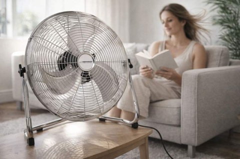 Wentylator cyrkulacyjny podłogowy 45cm 110W 3 prędkości Esperanza CYCLONE