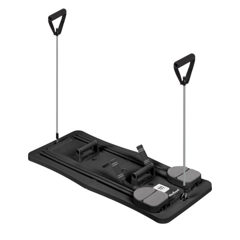 Domowy zestaw do pilates, wielofunkcyjny przyrząd do ćwiczeń fitness 9 w 1, kolor czarny