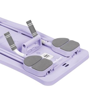 Domowy zestaw do pilates, wielofunkcyjny przyrząd do ćwiczeń fitness 9 w 1, kolor fioletowy